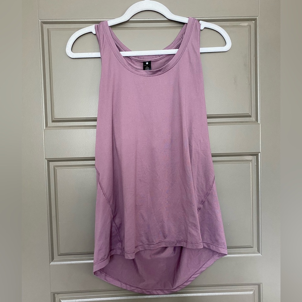 Athletic purple top